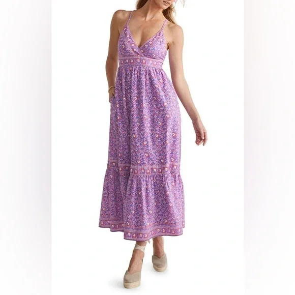 Vineyard Vines | Dresses | Vineyard Vines Purple Maxi Dress | Poshmark
